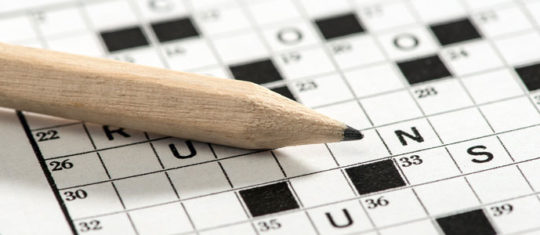 Bienfaits des mots croisés