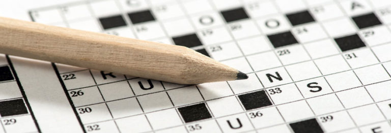 Les mots croisés sont bons pour la santé